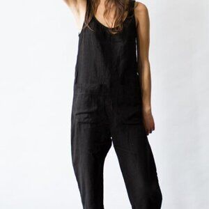 Ilana Kohn Gary Jumpsuit black linen Small